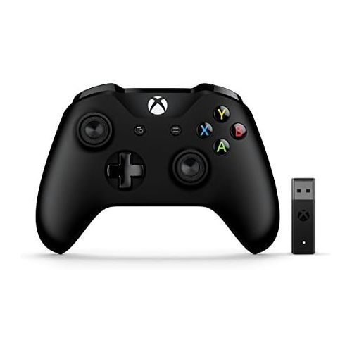  Microsoft Xbox Wireless Controller + Wireless Adapter for Windows 10
