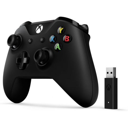  Microsoft Xbox Wireless Controller + Wireless Adapter for Windows 10