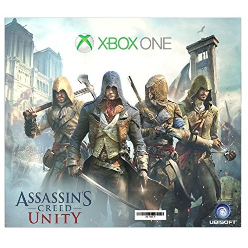  By      Microsoft Xbox One with Kinect: Assassins Creed Unity Bundle, 500GB Hard Drive