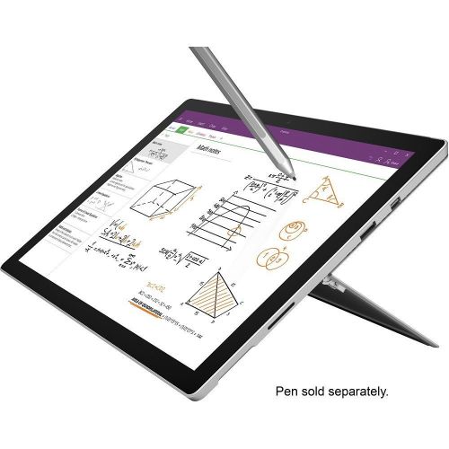  Microsoft Surface Pro 4 (128 GB, 4 GB RAM, Intel Core M) Bundle with Backlit Keyboard - Silver