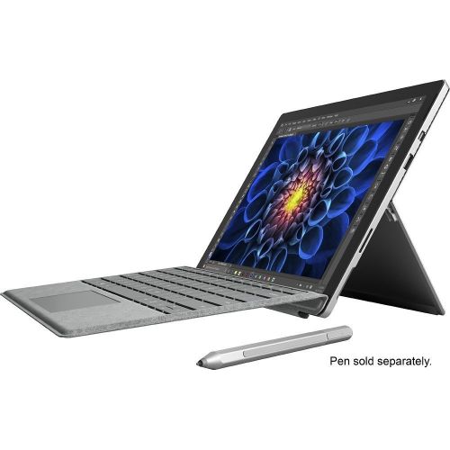  Microsoft Surface Pro 4 (128 GB, 4 GB RAM, Intel Core M) Bundle with Backlit Keyboard - Silver