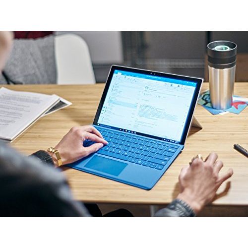  Microsoft Surface Pro 4 12.3 Touchscreen PixelSense 2736 x 1824 Laptop Bundle, Intel Core i5-6300U 2.4 GHz, 4GB RAM, 128GB SSD, Click-in Keyboard, Pen, Windows 10 Professional
