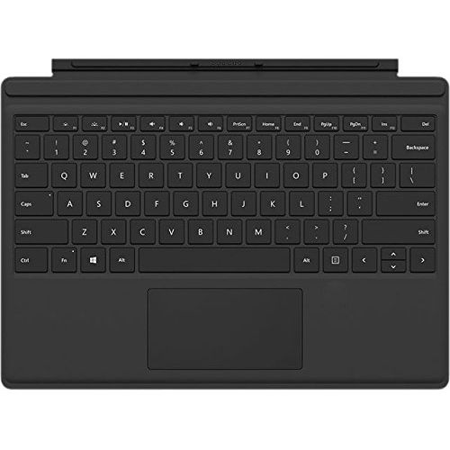  Microsoft Surface Pro 4 256GB i5 Windows 10 Anniversary with Black Type Cover Bundle (8GB RAM, 2.4GHz i5, 12.3 Inch Touchscreen )