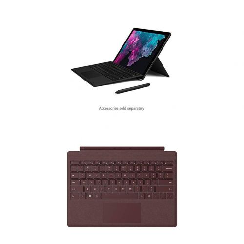  Microsoft Surface Pro 6 (Intel Core i7, 16GB RAM, 512 GB) with Surface Pro Signature Type Cover- Burgundy