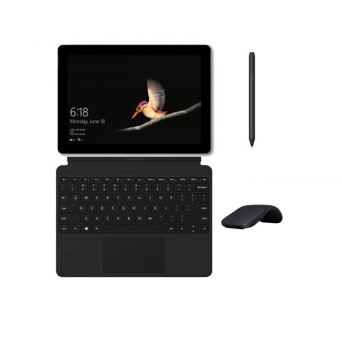  Microsoft Surface Go (Intel Pentium Gold 4415Y) with Microsoft Surface Go Signature Type Cover, Surface Pen and Arc Mouse Bundle (8128, Black)