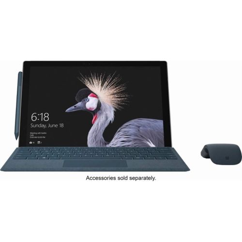  Microsoft Surface Pro with Platinum Signature Type Cover Bundle 12.3” Touch-Screen (2736 x 1824) Tablet PC, Intel Core M3, 4GB RAM, 128GB SSD, WiFi, Bluetooth 4.1, MicroSD, Windows
