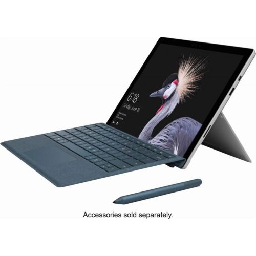  Microsoft Surface Pro with Platinum Signature Type Cover Bundle 12.3” Touch-Screen (2736 x 1824) Tablet PC, Intel Core M3, 4GB RAM, 128GB SSD, WiFi, Bluetooth 4.1, MicroSD, Windows