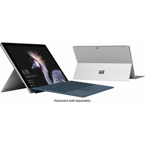  Microsoft Surface Pro with Platinum Signature Type Cover Bundle 12.3” Touch-Screen (2736 x 1824) Tablet PC, Intel Core M3, 4GB RAM, 128GB SSD, WiFi, Bluetooth 4.1, MicroSD, Windows