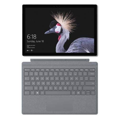  Microsoft Surface Pro 12.3” PixelSense 10-Point Multi-Touch Display (Fifth Generation) Tablet PC, Intel Core i5-7300U 2.6GHz, 8GB RAM, 128GB SSD, Including Platinum Type Cover, Win