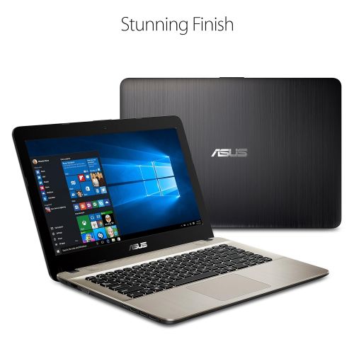 아수스 Asus ASUS VivoBook F441 Light and Powerful Laptop, AMD A9-9425 Dual Core Processor (Boost up to 3.7 Ghz) with Radeon R5 Graphics, 8GB DDR4 RAM, 256GB SSD, 14” FHD display, Windows 10, F