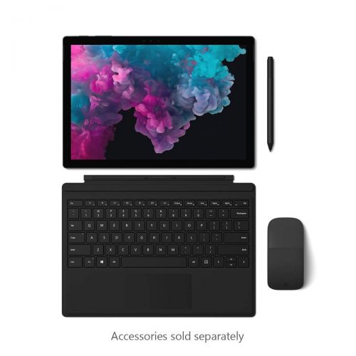  Microsoft (6AVE) Microsoft Surface 12.3 Inch Multi-Touch Surface Pro 6 Tablet (Black)- 1.9 GHz | 256GB SSD (KJU-00016)- Starter Bundle