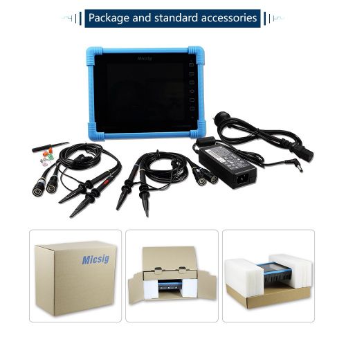 Micsig Digital Tablet Oscilloscope 100 MHz 4 Channel TO1104 with optional