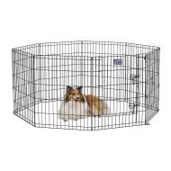 MidWest Homes for Pets MidWest Exercise Pen / Pet Playpens | 8-Panels Each w/ 5 Height Options Ideal for Any Dog Breed