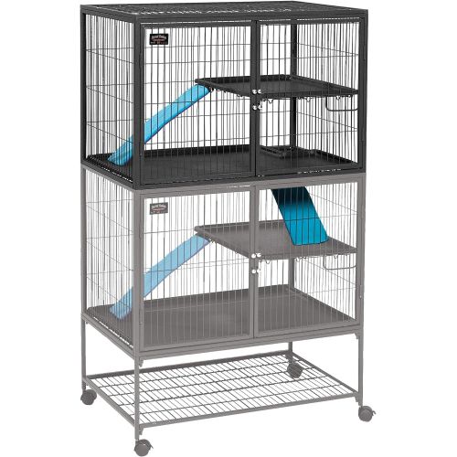  MidWest Homes for Pets Deluxe Ferret Nation Small Animal Cages, Ferret Nation Cages Include 1-Year Manufacturing Warranty