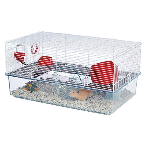  MidWest Homes for Pets Critterville Brisby Large Hamster Cage | Includes All Accessories, White