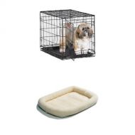 MidWest Homes for Pets 24-Inch Single Door iCrate with Fleece Bed