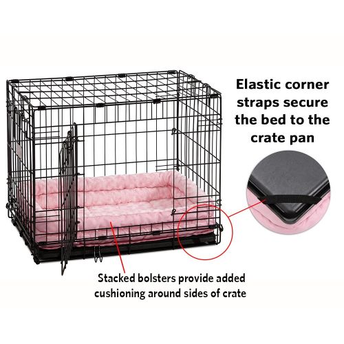  MidWest Homes for Pets Double Bolster Pet Bed for Metal Dog Crates