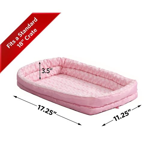  MidWest Homes for Pets Double Bolster Pet Bed for Metal Dog Crates