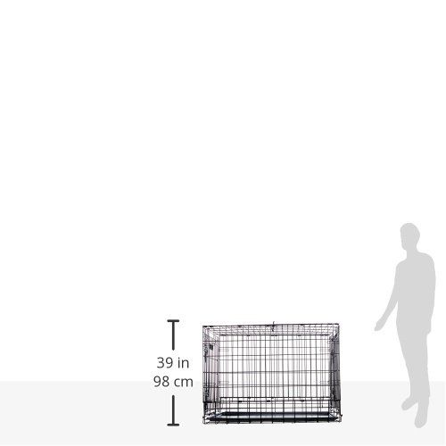  MidWest Homes for Pets Midwest Side-by-Side Double Door SUV Crate with Plastic Pan