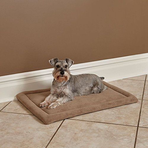  MidWest Homes for Pets MidWest Deluxe Micro Terry Bed, Taupe