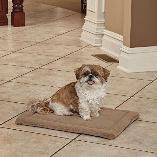  MidWest Homes for Pets MidWest Deluxe Micro Terry Bed, Taupe