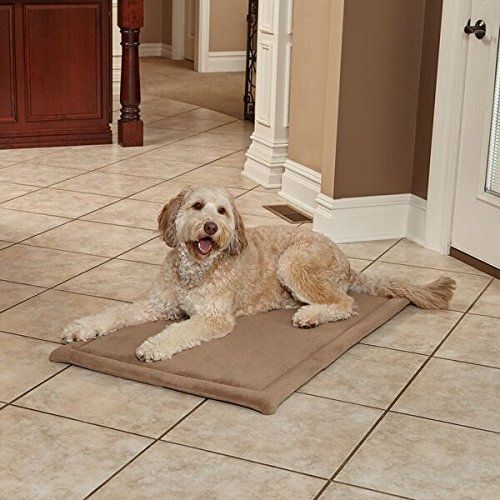  MidWest Homes for Pets MidWest Deluxe Micro Terry Bed, Taupe