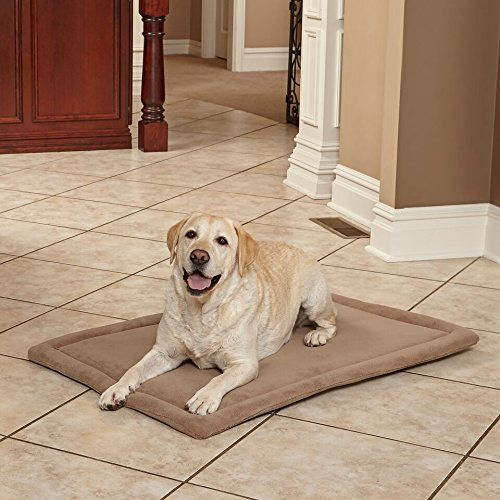  MidWest Homes for Pets MidWest Deluxe Micro Terry Bed, Taupe