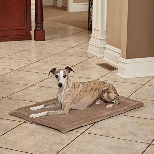  MidWest Homes for Pets MidWest Deluxe Micro Terry Bed, Taupe