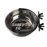 MidWest Homes for Pets Snapy Fit Stainless Steel Food Bowl/Pet Bowl
