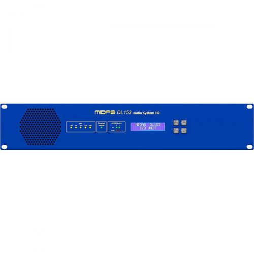  Midas},description:DL153 is a 2U 19 fixed-configuration rack IO unit with 16 micline level inputs and eight line level outputs and delivers legendary MIDAS sound quality utilizin