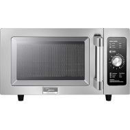 Midea Equipment 1025F0A Countertop Commercial Microwave Oven with Dial, 1000W, Stainless Steel.9 CuFt