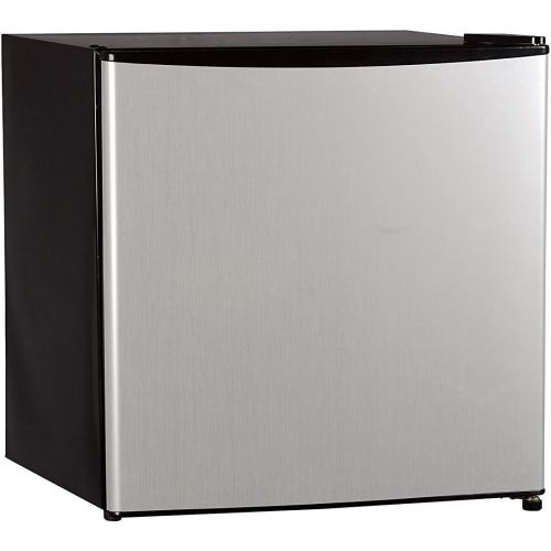  Midea WHS-65LSS1, 1.6 Cu. Ft. Compact Refrigerator, Stainless Steel