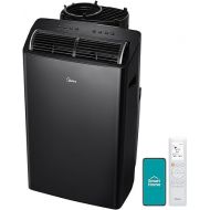 Midea Duo 14,000 BTU (12,000 BTU SACC) High Efficiency Inverter Ultra Quiet Portable Air Conditioner,with Heat up to 550 Sq. Ft., Works with Alexa/Google Assistant, with Remote Control & Window Kit