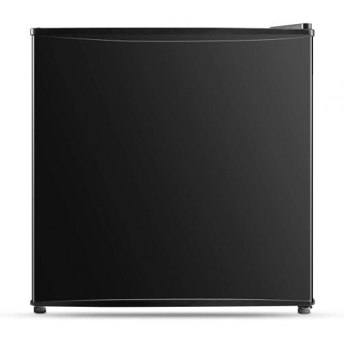  MIDEA Midea WHS-65LB1 Compact Single Reversible Door Refrigerator, 1.6 Cubic Feet(0.045 Cubic Meter), Black