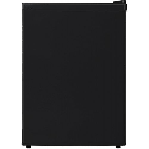  MIDEA Midea WHS-65LB1 Compact Single Reversible Door Refrigerator, 1.6 Cubic Feet(0.045 Cubic Meter), Black