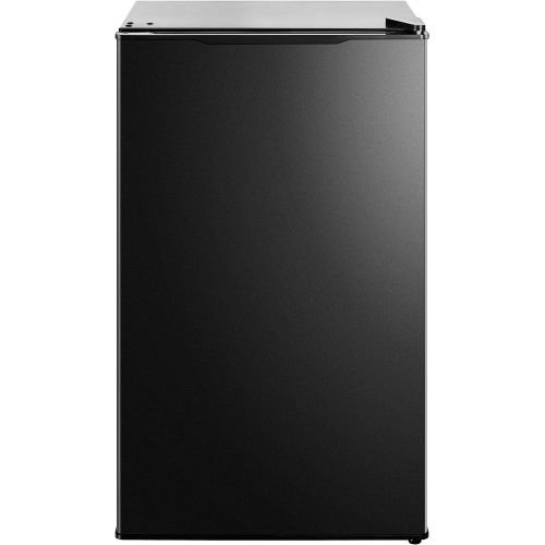  MIDEA Midea WHS-65LB1 Compact Single Reversible Door Refrigerator, 1.6 Cubic Feet(0.045 Cubic Meter), Black