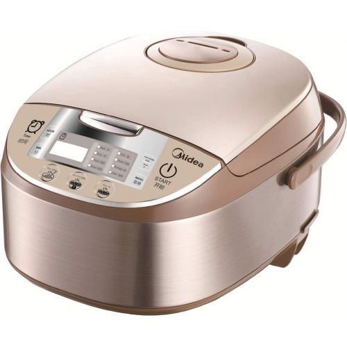  MIDEA Midea Mb-fs5017 10 Cup Smart Multi-cookerRice CookerMaker & Steamer & Slow Cooker, Brushed Brown, 5Qt875W