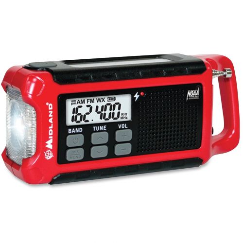  Midland, MROER210, ER210 E+Ready Compact Emergency Crank Weather Radio, 1