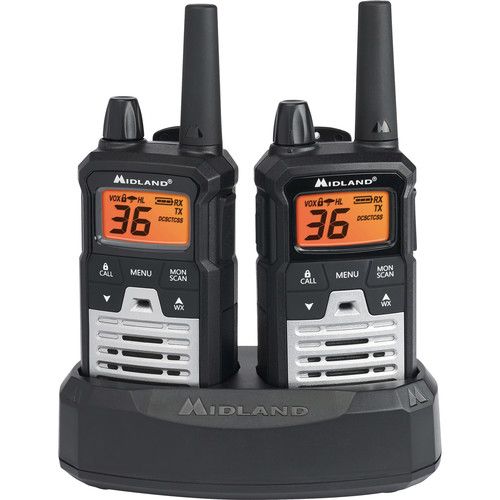  Midland X-Talker T290VP4 Two-Way Communication Radio (Black/Gray, Pair)