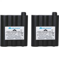 Midland AVP17 Rechargeable NiMH Batteries for X-Talker T290/T295 and GXT Series (2-Pack)