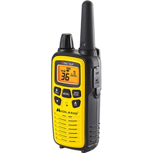  Midland LXT630VP3 36-Channel Two-Way UHF Radio (Yellow, Pair)