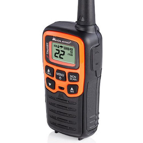  Midland X-Talker T51VP3 22-Channel Two-Way UHF Radio (2-Pack, Orange)