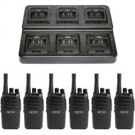 Midland BizTalk Bundle with 16-Channel Business Radio & Gang Charger (6-Pack)