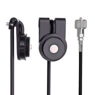 Midland MicroMobile MXTA27 Universal Lip Mount with Cable (Black)