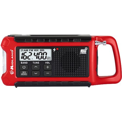  Midland E+Ready ER210 Emergency Crank Weather Alert Radio