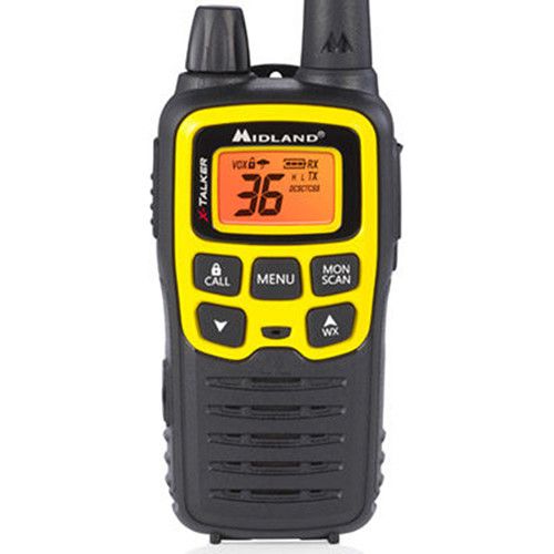  Midland X-Talker T61VP3 36-Channel Two-Way UHF Radio (Yellow, Pair)