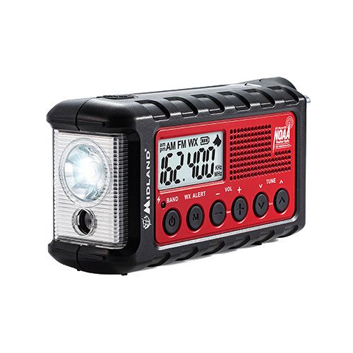  Midland E+Ready ER310 Emergency Crank Weather Alert Radio