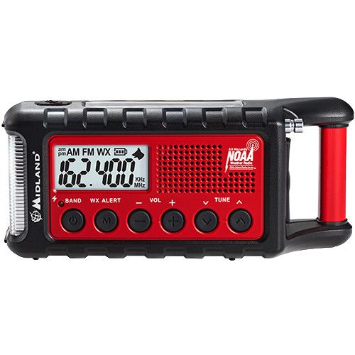  Midland E+Ready ER310 Emergency Crank Weather Alert Radio