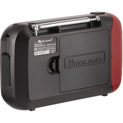  Midland ER10VP E+Ready Portable Emergency Alert AM/FM Weather Radio