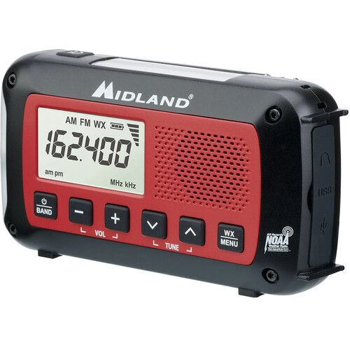  Midland E+Ready ER40 Emergency Crank Weather Alert Radio